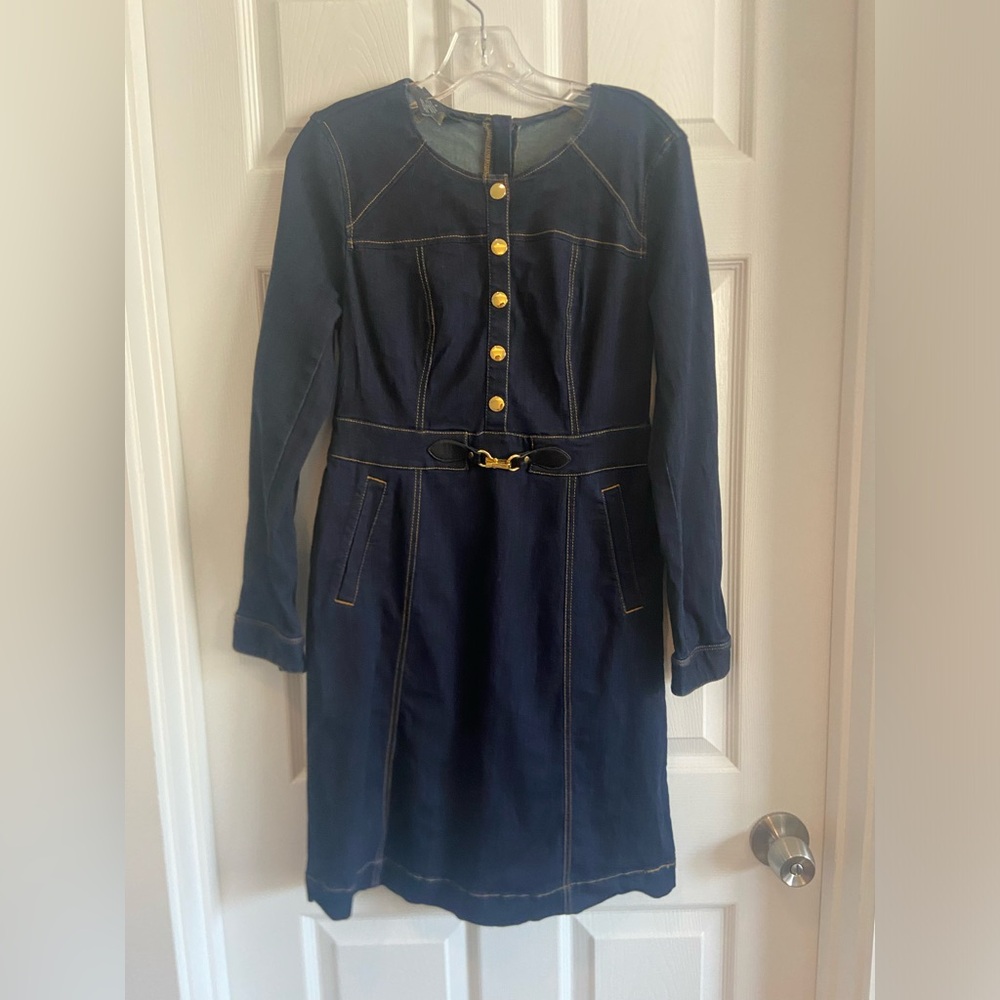 INC International Concepts Navy Blue Dress